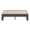 Merrick Lane Eduardo Platform Bed Frame, Solid Wood Platform Bed Frame With Slatted Support, No Box Spring Needed